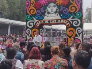Clara Brugada inaugura 168 edición de la Feria de las Flores en la alcaldía Álvaro Obregón