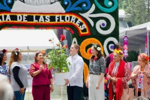 Clara Brugada inaugura 168 edición de la Feria de las Flores en la alcaldía Álvaro Obregón