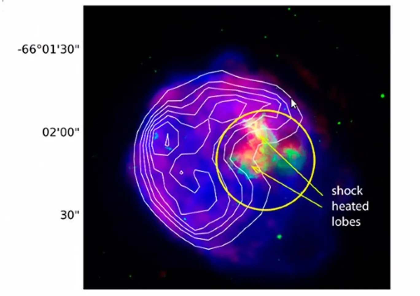 Descubren superburbuja en la Nube de Magallanes