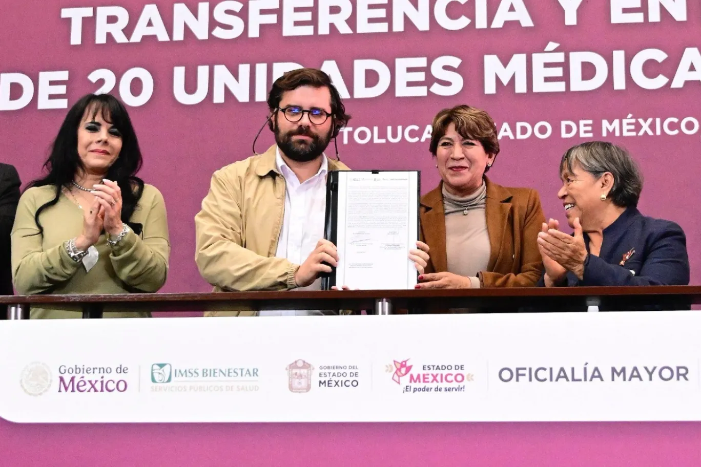 Edomex transfiere 20 unidades médicas al IMSS-Bienestar