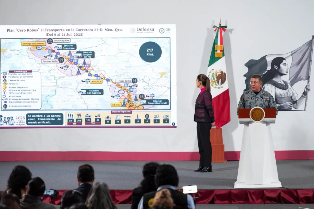 Gobierno de México presenta estrategia especial “Cero Robos” para carreteras México-Puebla, México-Querétaro y Culiacán-Mazatlán