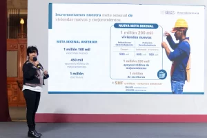 Ya se tienen todos los predios para construir 186 mil viviendas, meta de 2025: Claudia Sheinbaum