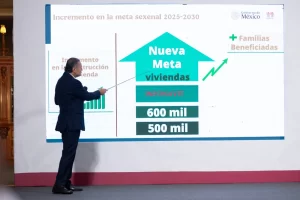 Ya se tienen todos los predios para construir 186 mil viviendas, meta de 2025: Claudia Sheinbaum