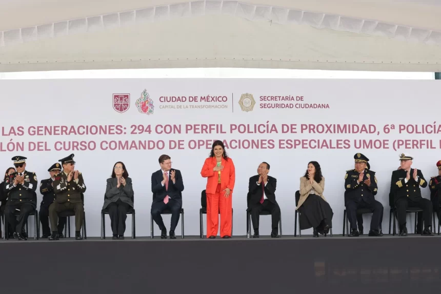 Clara Brugada Nuestros vecinos confían cada vez más en la policía