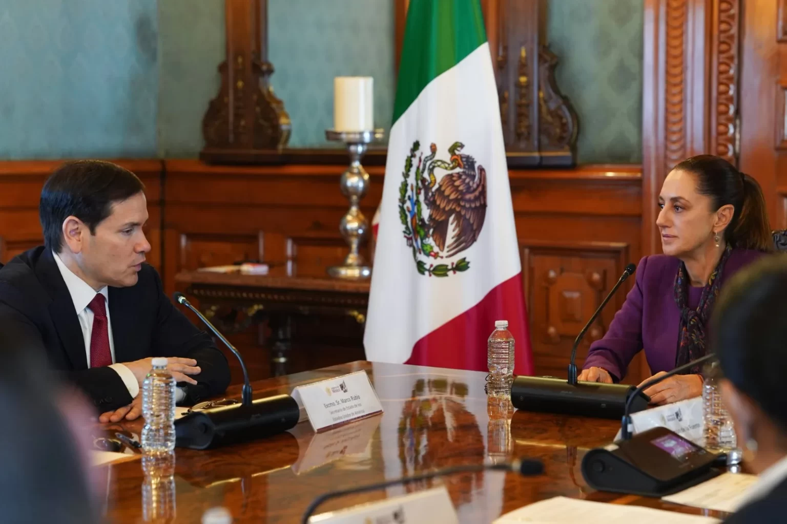 Marco Rubio y Claudia Sheinbaum reafirman cooperación en materia de seguridad de EU y México