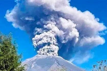 Ceniza del Popocatépetl puede dañar la salud