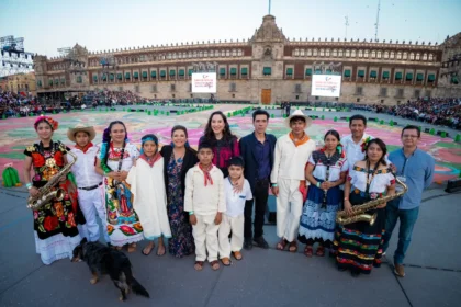 Clara Brugada inaugura Fiesta de Culturas Comunitarias 2025; participan niños y jóvenes de 26 estados del país