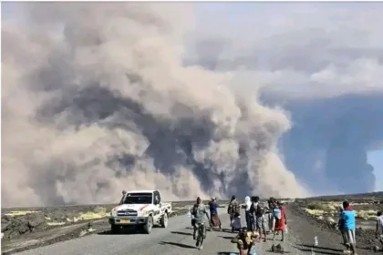 Un volcán en Etiopía explotó después de 12.000 años y provocó una nube de ceniza que cruzó el mar Rojo