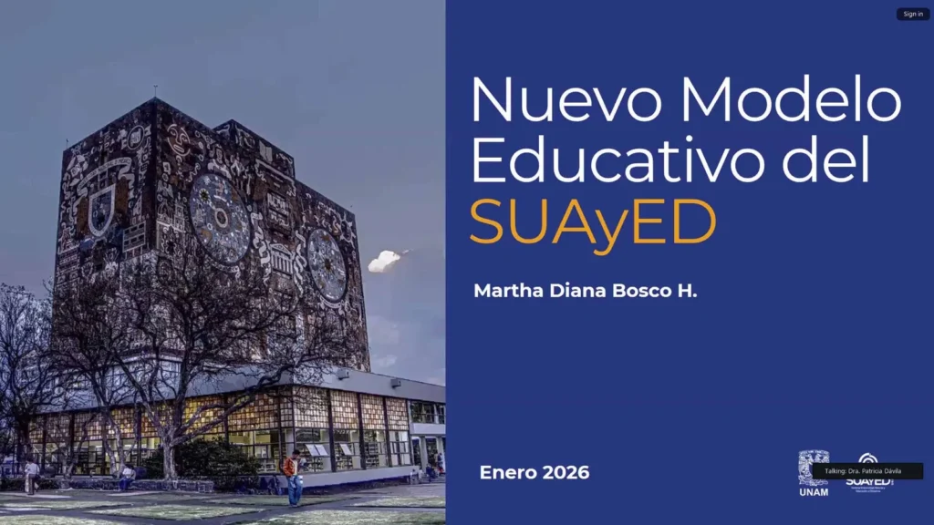 Cuenta la UNAM con nuevo modelo educativo