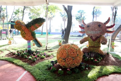 Clara Brugada instala 250 topiarios en CDMX