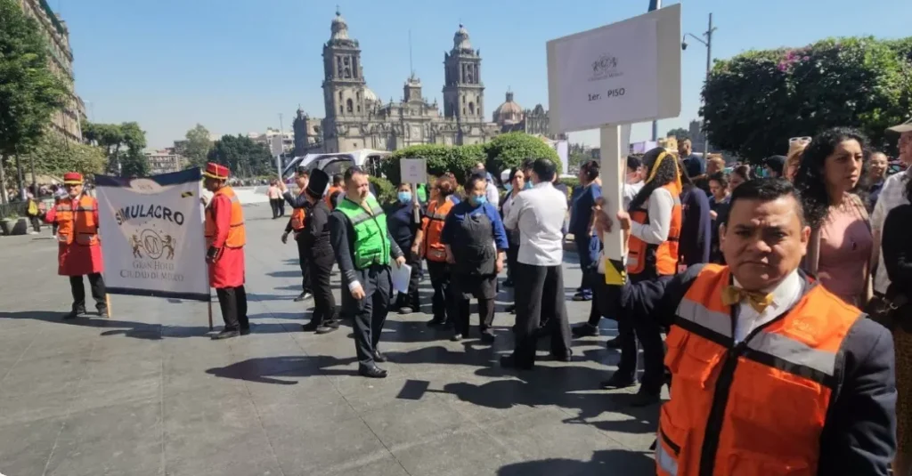 Simulacro Metropolitano moviliza a 8.2 millones en CdMx y Edomex