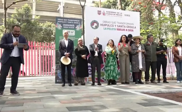  Clara Brugada inaugura la transformación del entorno del Estadio Azteca