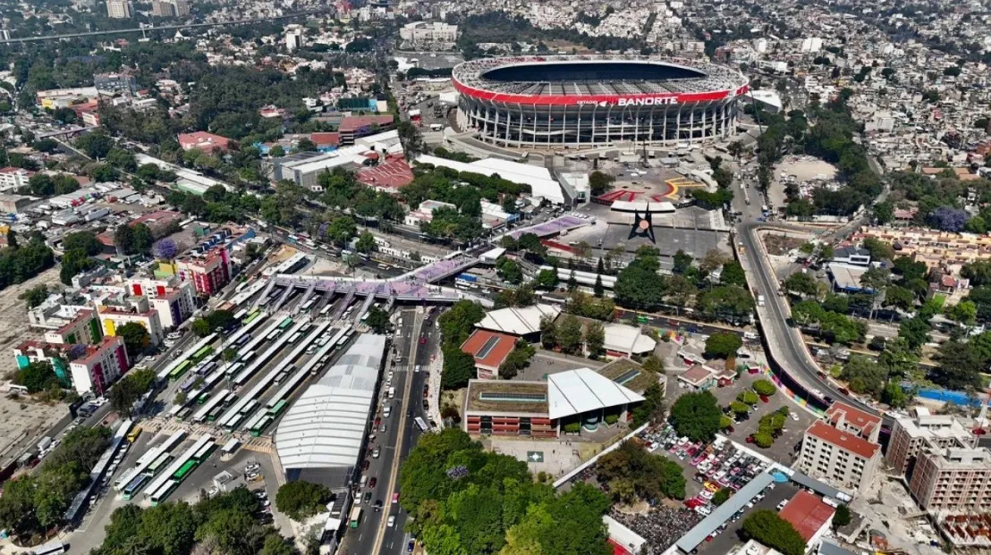 Clara Brugada inaugura la transformación del entorno del Estadio Azteca