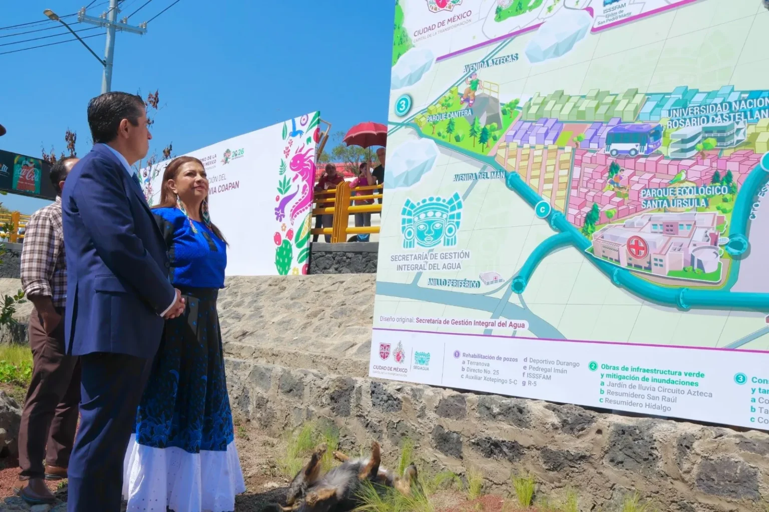 Jardín de Lluvia Coapan La megaobra de CDMX para rescatar el acuífero cerca del Estadio Azteca