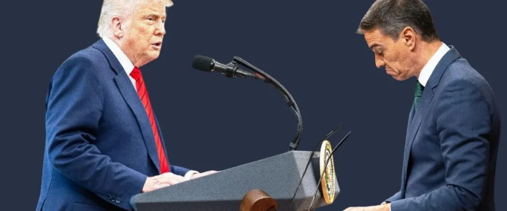 Trump anuncia que cortará todo comercio con España por la negativa de Pedro Sánchez