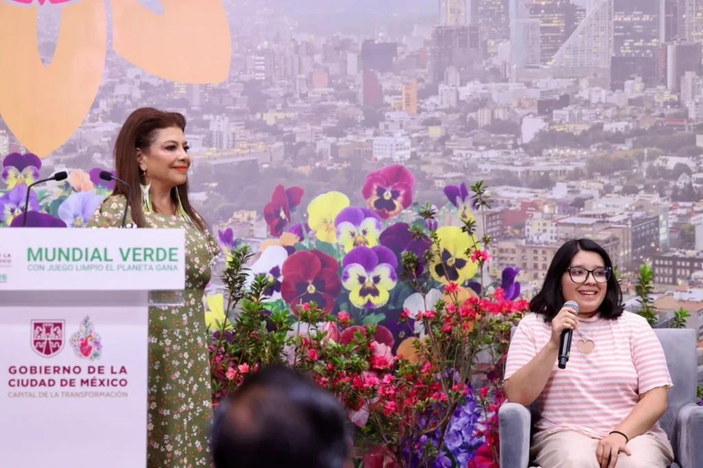Clara Brugada lanza estrategia Mundial Verde en CDMX