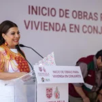 Coloca Clara Brugada primera piedra para construcción de 250 viviendas en la colonia Guerrero