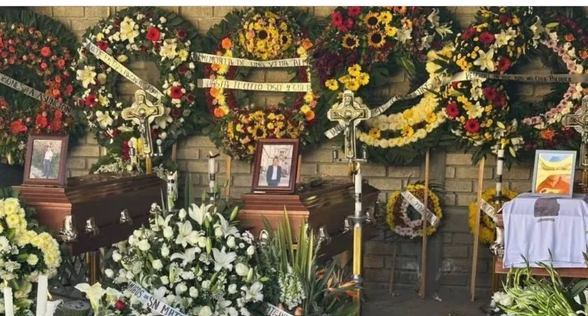 Duelo en Xonacatlán Despiden a familia que murió en busca del sueño de conocer el mar