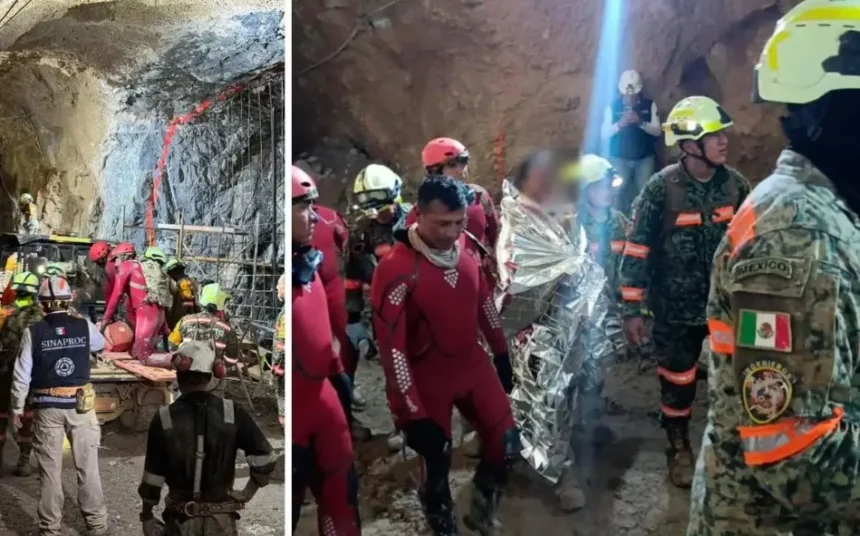 Milagro en El Rosario Rescatan con vida a segundo minero tras 14 días atrapado en la mina Santa Fe