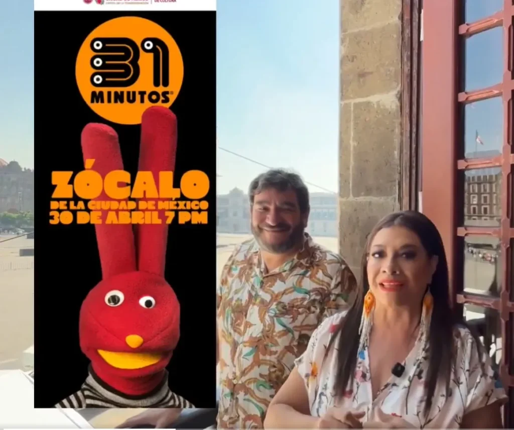 Tulio Triviño y Juan Carlos Bodoque conquistan el Centro Histórico Todo listo para el show de 31 Minutos en el Zócalo