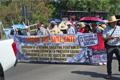CNTE adelanta movilizaciones y paro nacional a este 25 de mayo