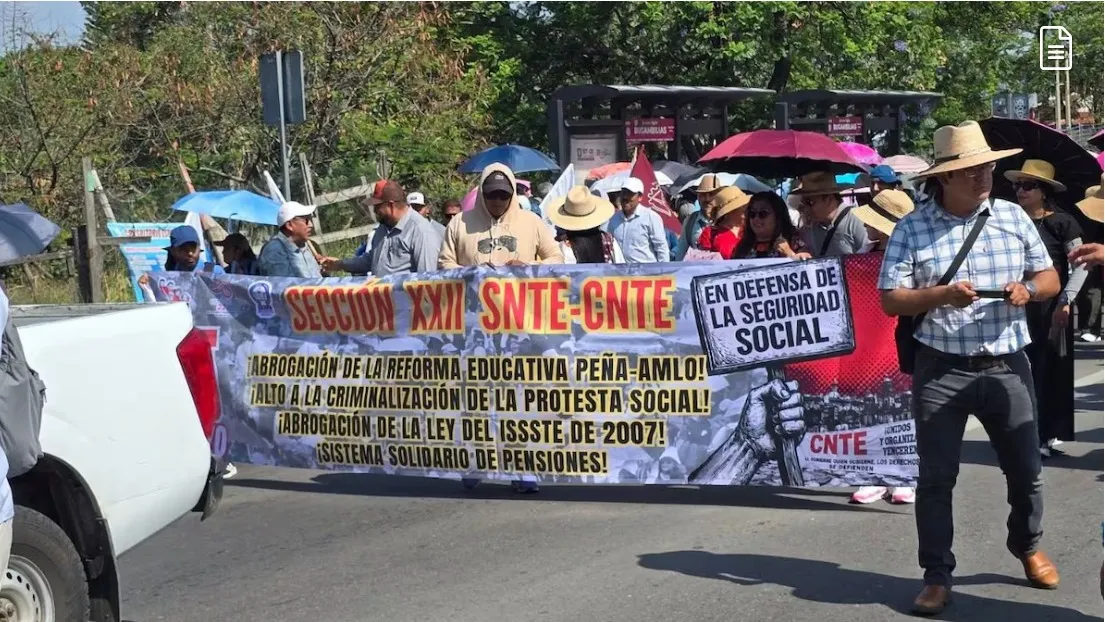 CNTE adelanta movilizaciones y paro nacional a este 25 de mayo