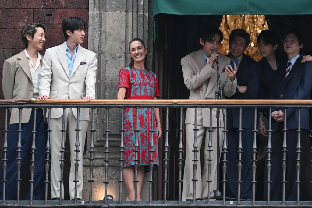 La foto histórica de Sheinbaum con BTS que rompió el internet