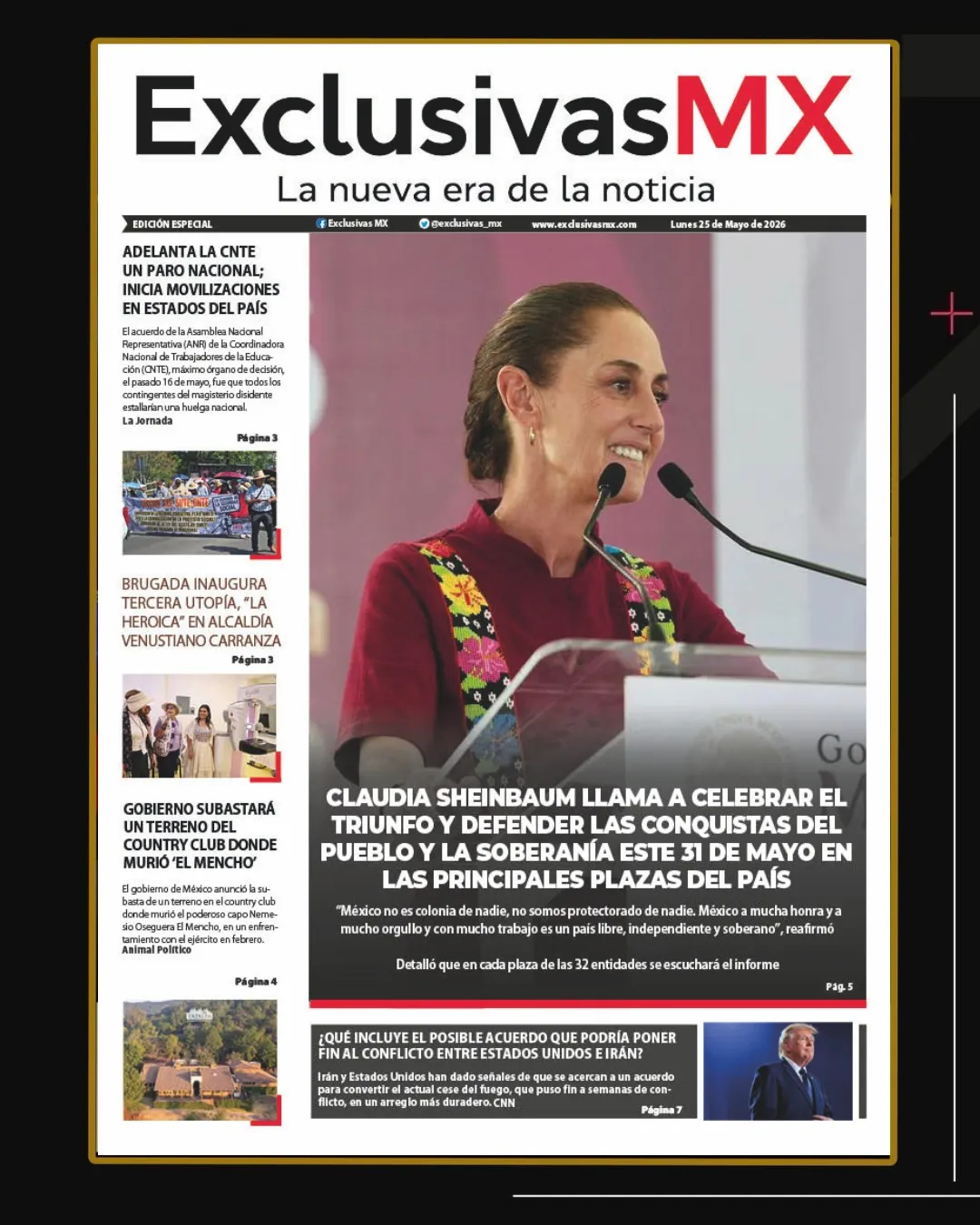 PORTADA MÉXICO 25 DE MAYO