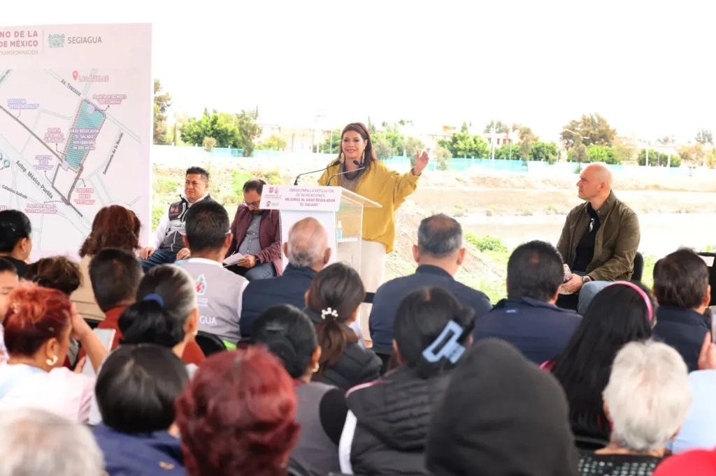 Clara Brugada fortalece la infraestructura hidráulica de Iztapalapa con la modernización del vaso regulador El Salado