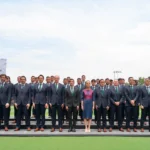 Claudia Sheinbaum abandera a la selección nacional de México que participará en la copa mundial de la FIFA 2026