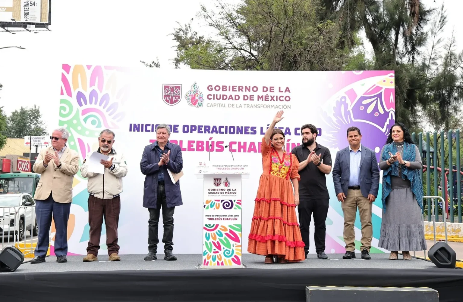 Inauguran la Línea 0 del Trolebús 'El Chapulín' conectará Chapultepec con Ciudad Universitaria
