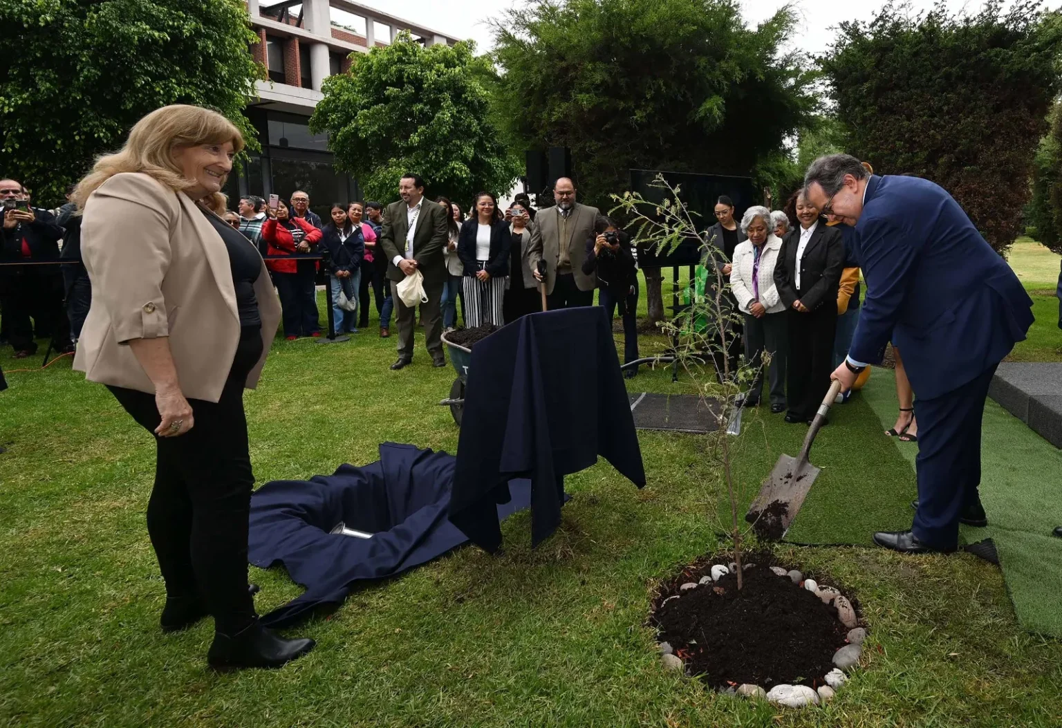 La UNAM conmemora sus 475 años con la siembra de 475 ahuehuetes en sus facultades