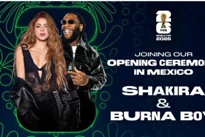 Shakira y Burna Boy encabezarán la inauguración del Mundial 2026