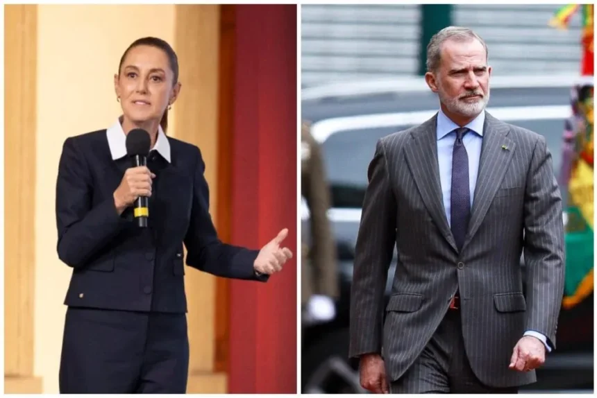 Sheinbaum dialogará con el Rey Felipe VI sobre pueblos originarios durante visita a México