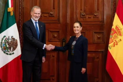Sheinbaum recibe al Rey Felipe VI en Palacio Nacional; inician nueva etapa en la relación bilateral