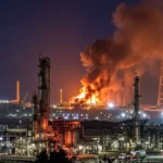 Flamazo en la Refinería de Salina Cruz deja tres trabajadores lesionados