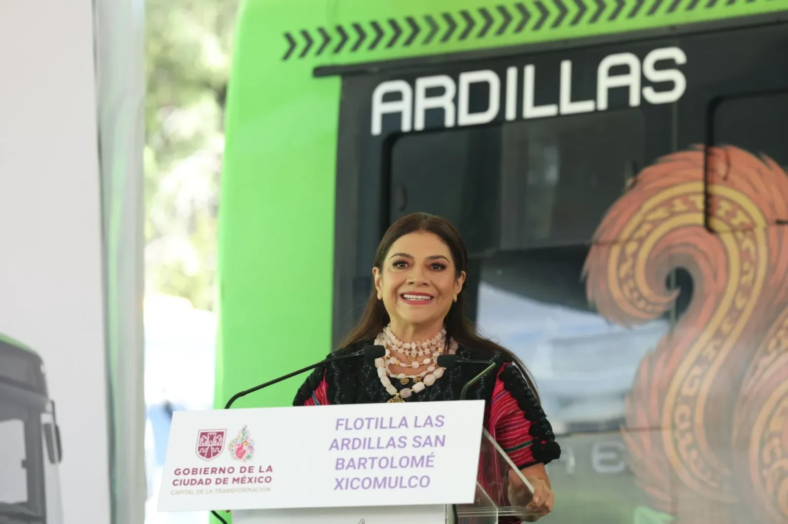 Brugada pone en marcha la flotilla de RTP Las Ardillas para conectar Milpa Alta con Xochimilco y el Tren Ligero