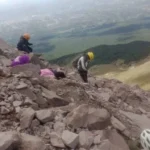 Muere joven excursionista de Orizaba tras sufrir una caída en la ruta de El Espinazo del Diablo en el volcán La Malinche