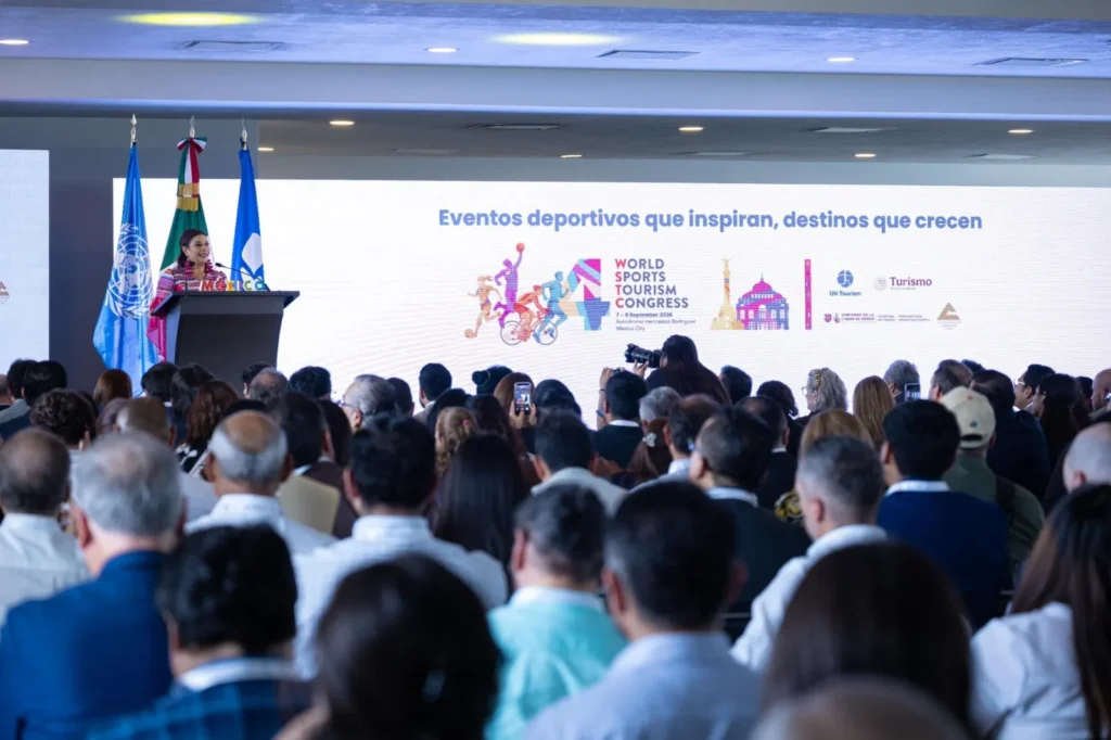 Brugada inaugura Congreso Mundial de Turismo Deportivo y busca consolidar a CDMX como referente internacional