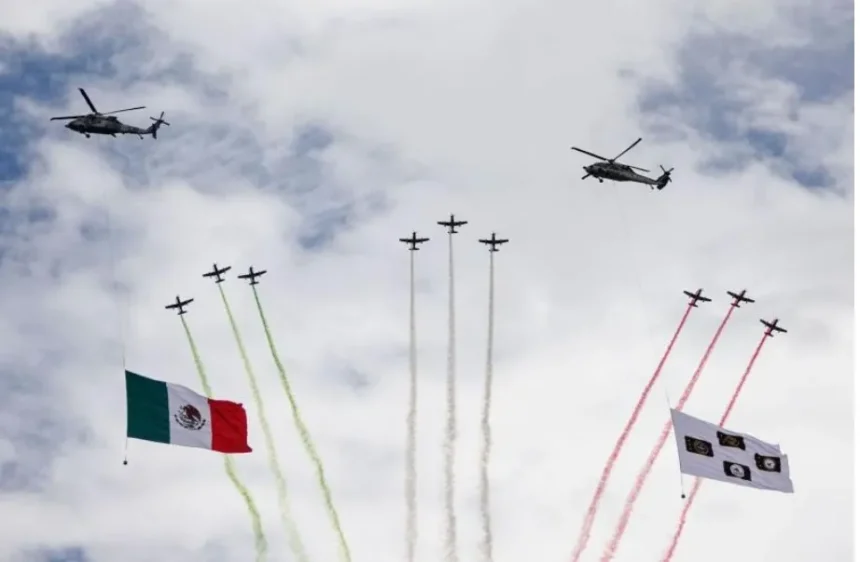 Desfile Militar 2026 99 aeronaves abrirán la ceremonia por la Independencia de México