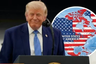 Trump publica mapa donde México y Canadá aparecen como “dominio” de Estados Unidos