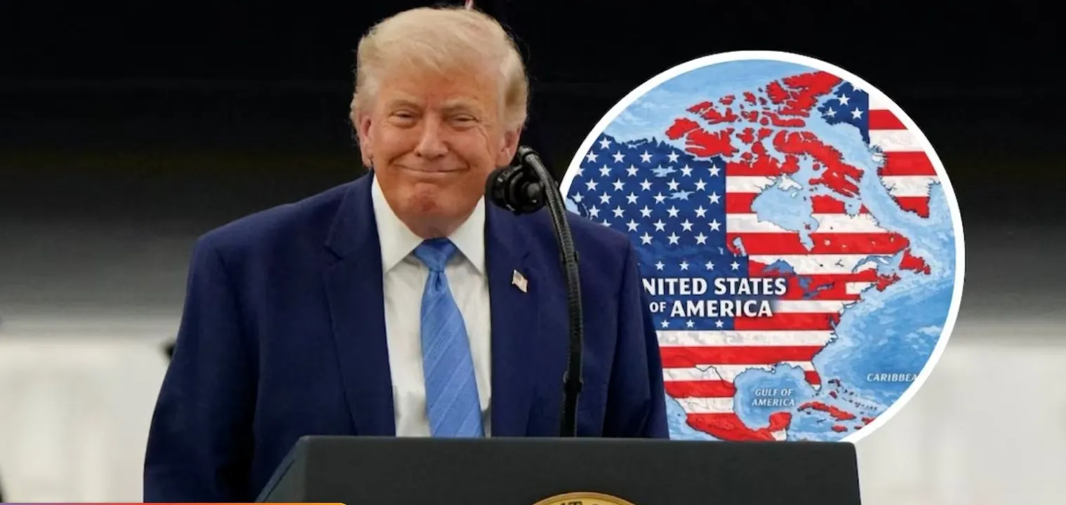 Trump publica mapa donde México y Canadá aparecen como “dominio” de Estados Unidos