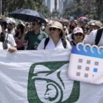 Marcha de trabajadores del IMSS en CDMX ruta, horario y quiénes participarán el 14 de octubre