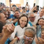 María Corina Machado regresa a Venezuela y reaparece en una iglesia del estado Lara