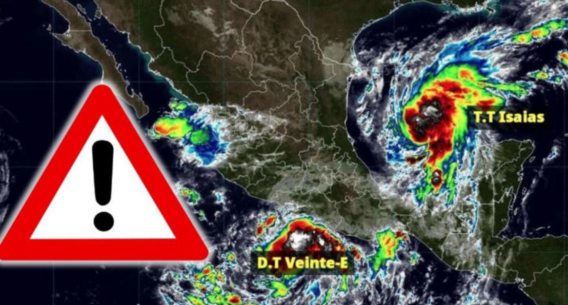 Tres sistemas tropicales amenazan a México ¿cuál será el más fuerte y dónde afectará