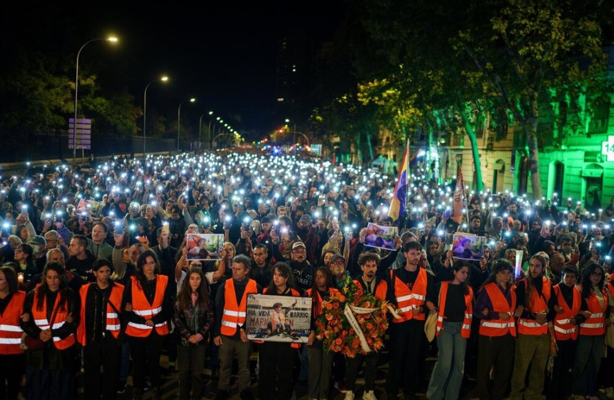 Más de 20 mil personas marchan en Madrid por Maricarmen, símbolo de la lucha contra los desahucios