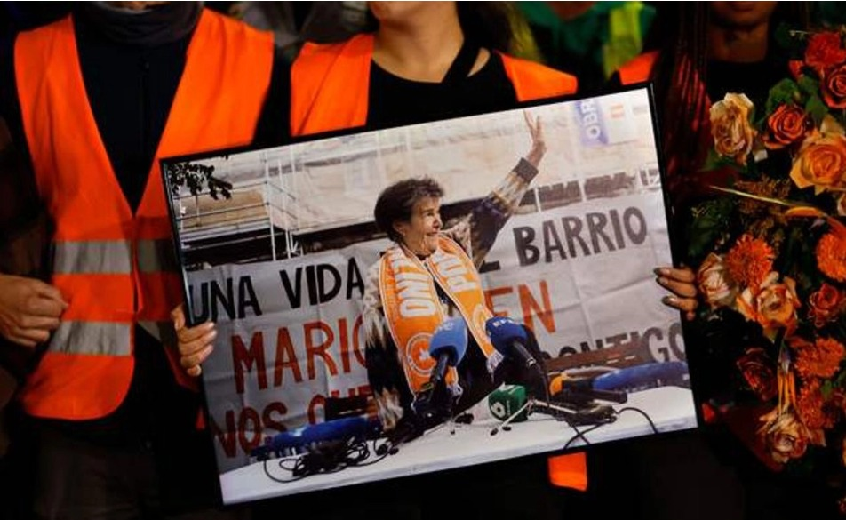 Más de 20 mil personas marchan en Madrid por Maricarmen, símbolo de la lucha contra los desahucios